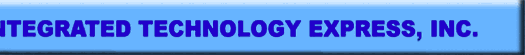 INTEGRATED TECHNOLOGY EXPRESS, INC.